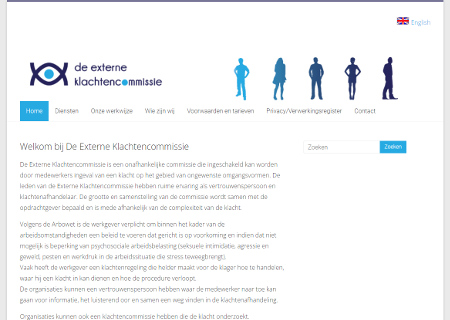 De Externe Klachtencommissie<br />
WordPress thema: Accelerate, responsive, maatwerkcode
