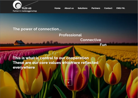 FLEX-AS - die Kraft der Verbindung in Mitbestimmung, Noordwijk (ZH)<br />
WordPress Thema: OnePress, responsive, maßgefertigter Code